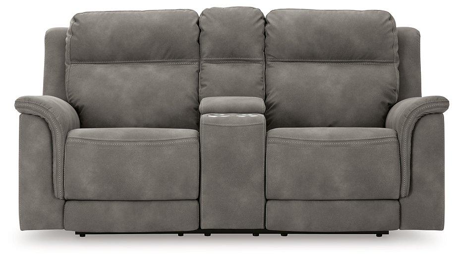 Next-Gen DuraPella Power Reclining Loveseat with Console - Smokey Mountain Furniture (NC)
