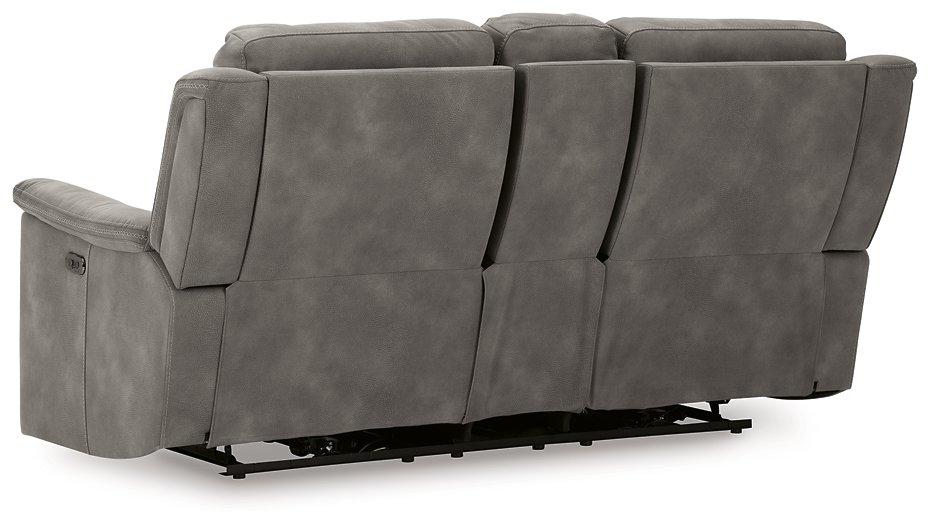 Next-Gen DuraPella Power Reclining Loveseat with Console - Smokey Mountain Furniture (NC)