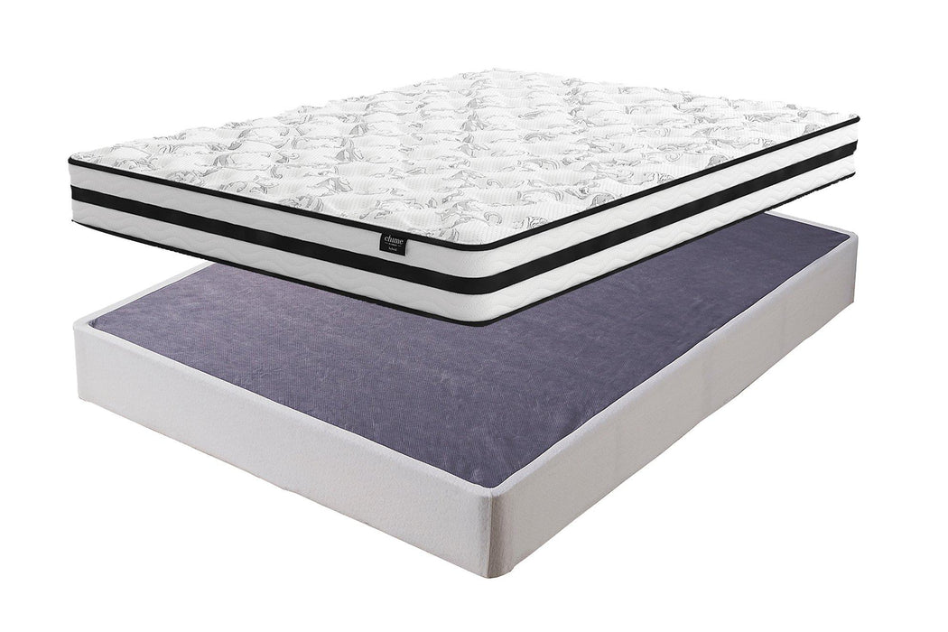 8 Inch Chime Innerspring Mattress Set - Smokey Mountain Furniture (NC)