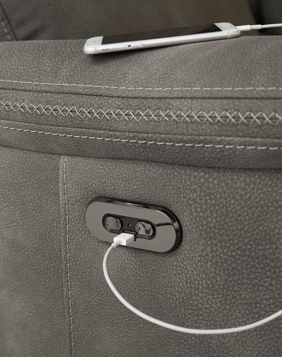 Next-Gen DuraPella Power Reclining Loveseat with Console - Smokey Mountain Furniture (NC)