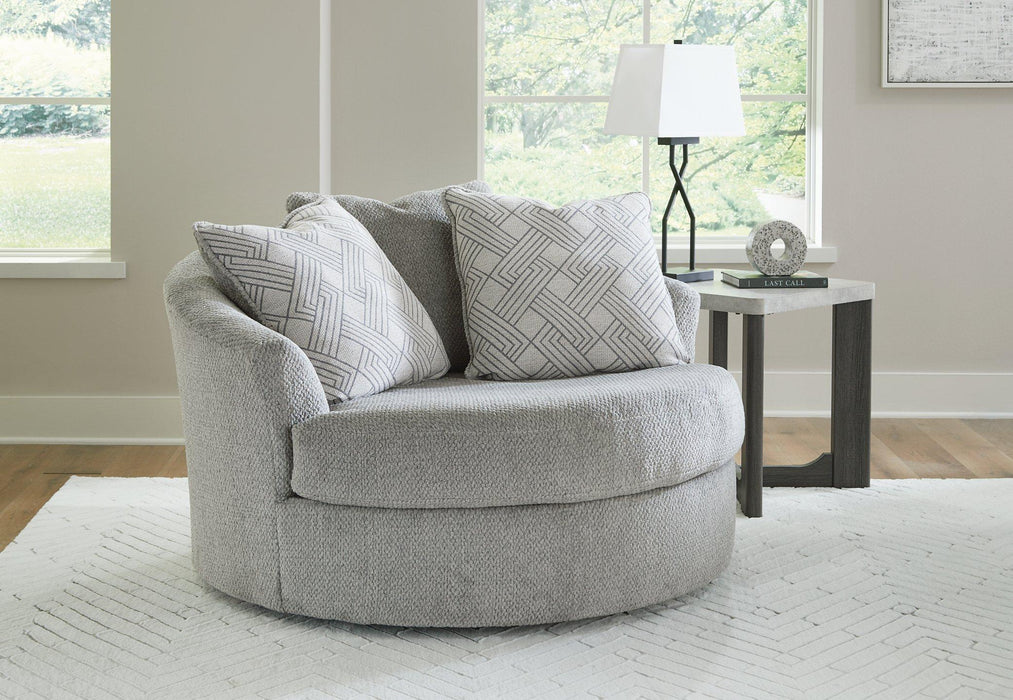 Casselbury Oversized Swivel Accent Chair - Smokey Mountain Furniture (NC)