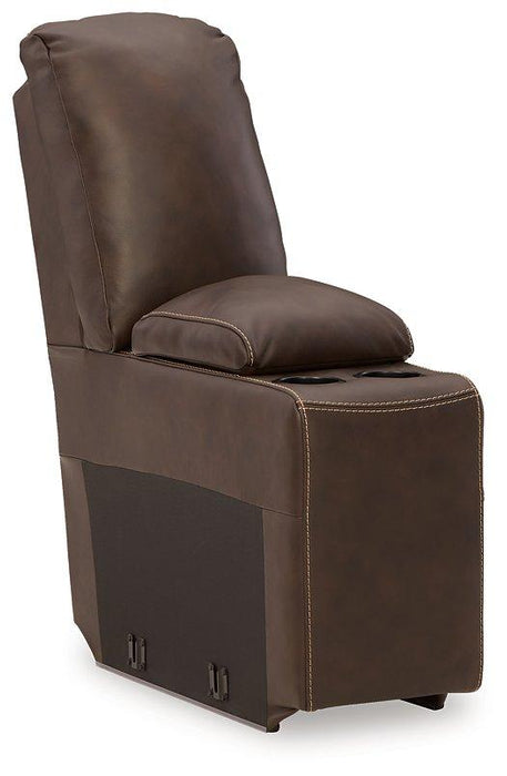 Dunleith Power Reclining Loveseat with Console - Smokey Mountain Furniture (NC)