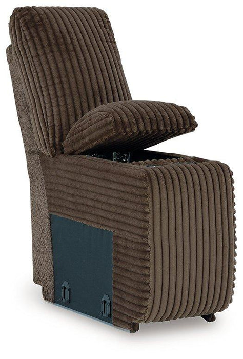 Top Tier Reclining Sectional with Chaise - Smokey Mountain Furniture (NC)