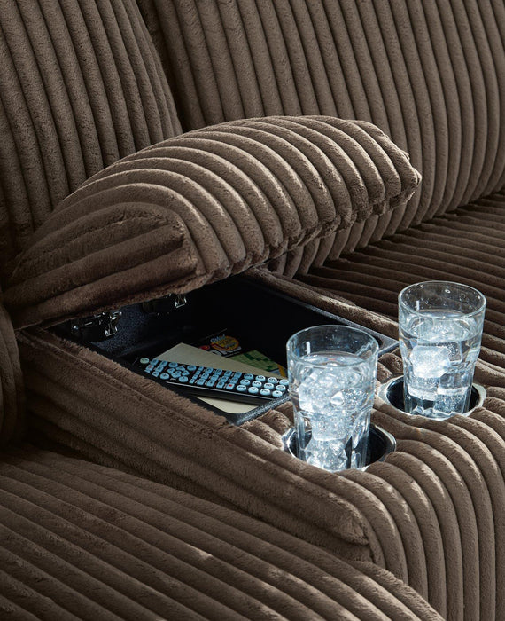 Top Tier Reclining Sectional with Chaise - Smokey Mountain Furniture (NC)