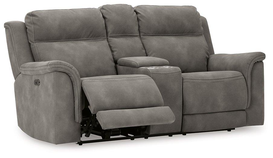 Next-Gen DuraPella Power Reclining Loveseat with Console - Smokey Mountain Furniture (NC)