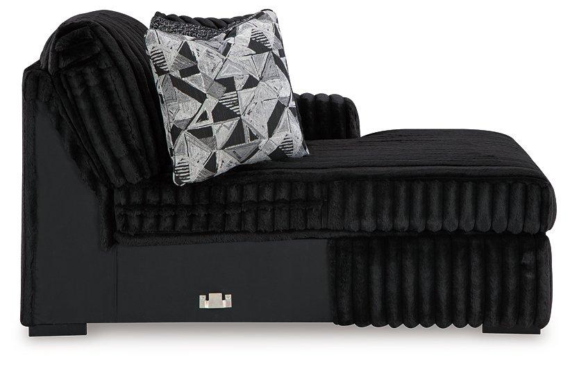 Midnight-Madness Super Chaise - Smokey Mountain Furniture (NC)