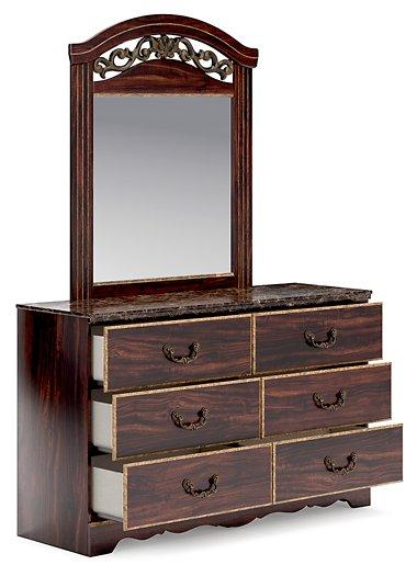 Glosmount Dresser and Mirror