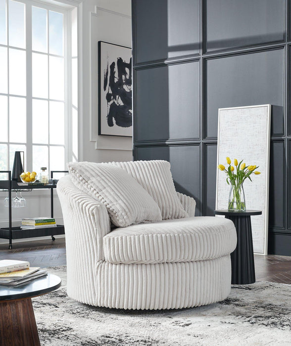 Gramwell Swivel Accent Chair - Smokey Mountain Furniture (NC)