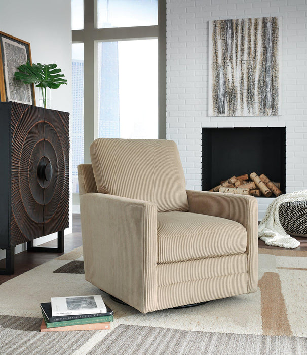 Icaman Swivel Accent Chair - Smokey Mountain Furniture (NC)