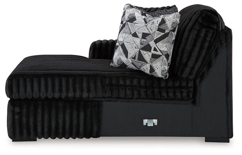Midnight-Madness Super Chaise - Smokey Mountain Furniture (NC)