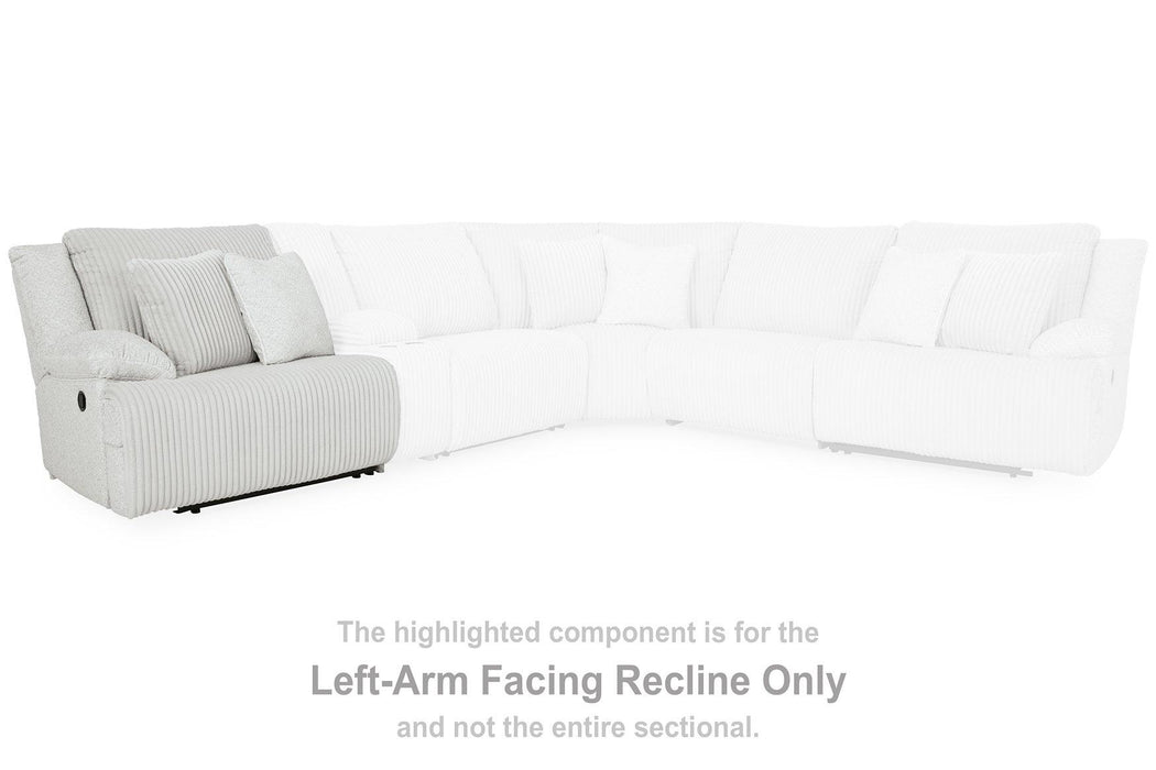 Top Tier Reclining Sectional with Chaise - Smokey Mountain Furniture (NC)