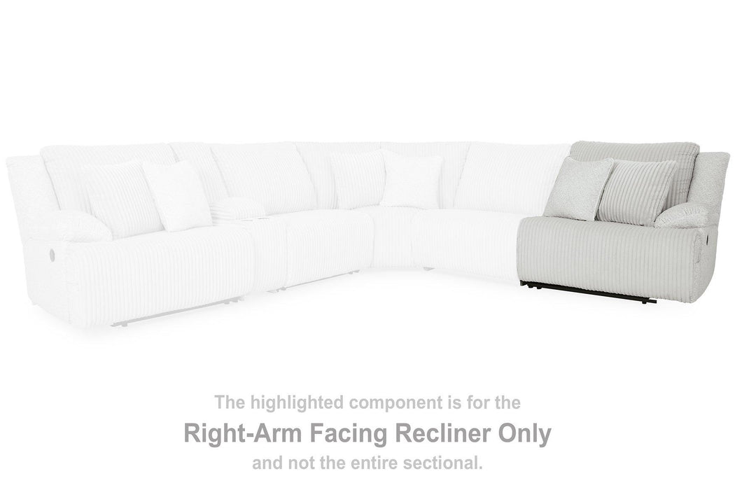 Top Tier Reclining Sectional with Chaise - Smokey Mountain Furniture (NC)