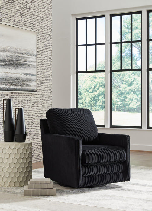 Icaman Swivel Accent Chair - Smokey Mountain Furniture (NC)