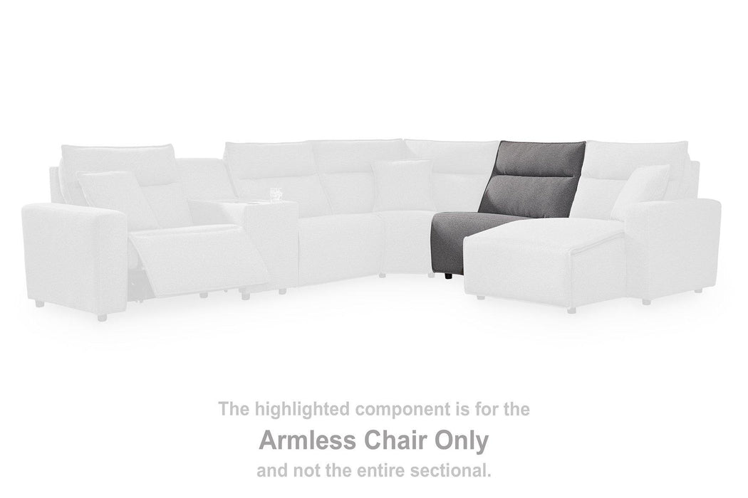 Modmax II Power Reclining Sectional with Audio Consoles - Smokey Mountain Furniture (NC)