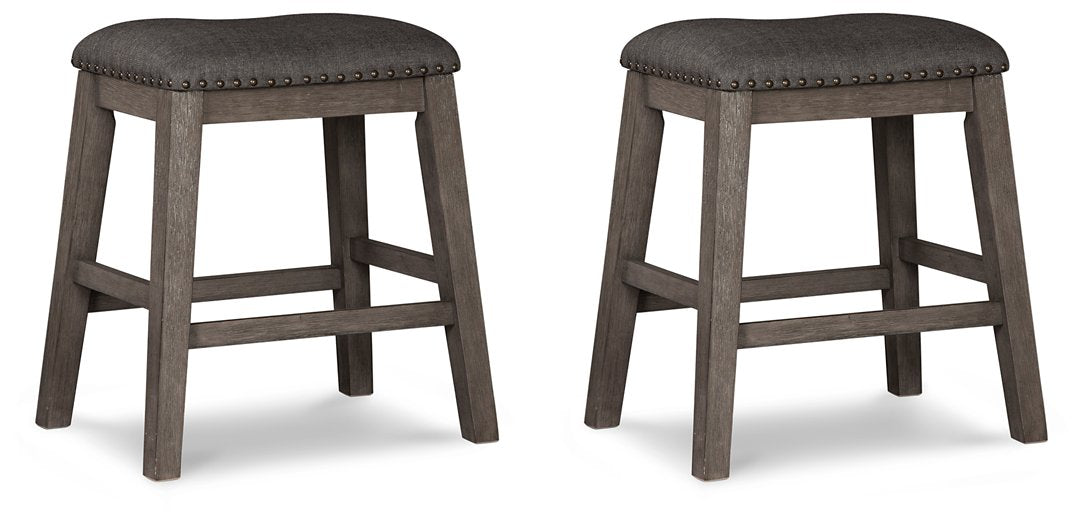 Caitbrook Counter Height Upholstered Bar Stool - Smokey Mountain Furniture (NC)