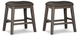 Caitbrook Counter Height Upholstered Bar Stool - Smokey Mountain Furniture (NC)
