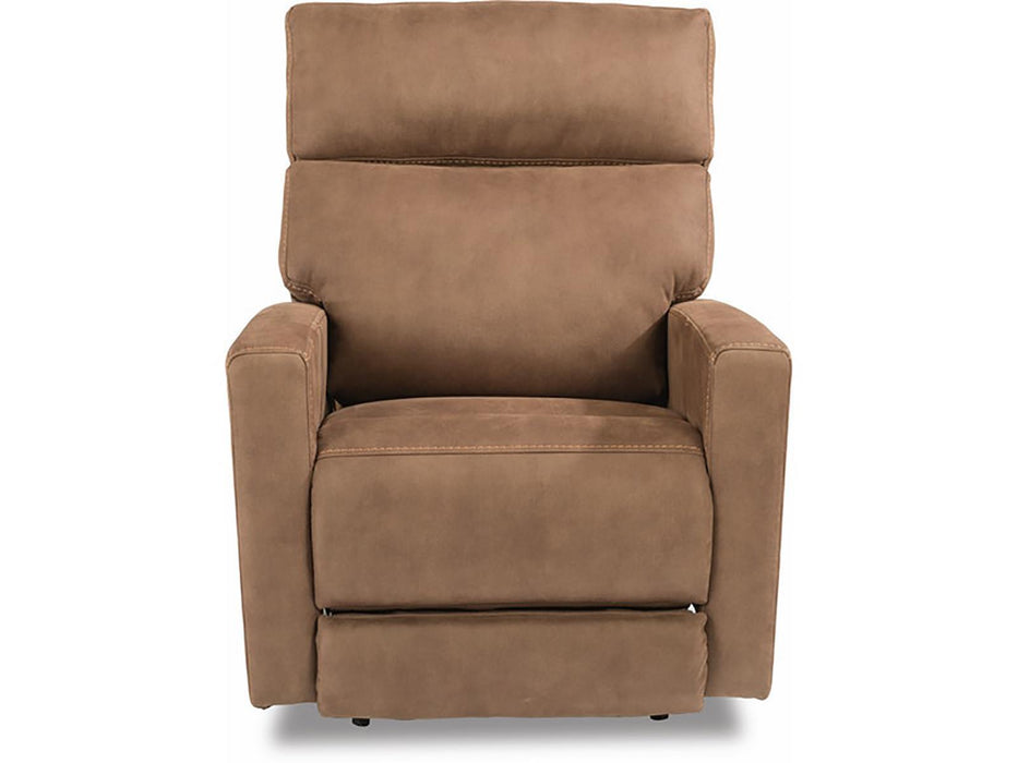 Flexsteel Ezra Power Recliner with Power Headrest and Lumbar