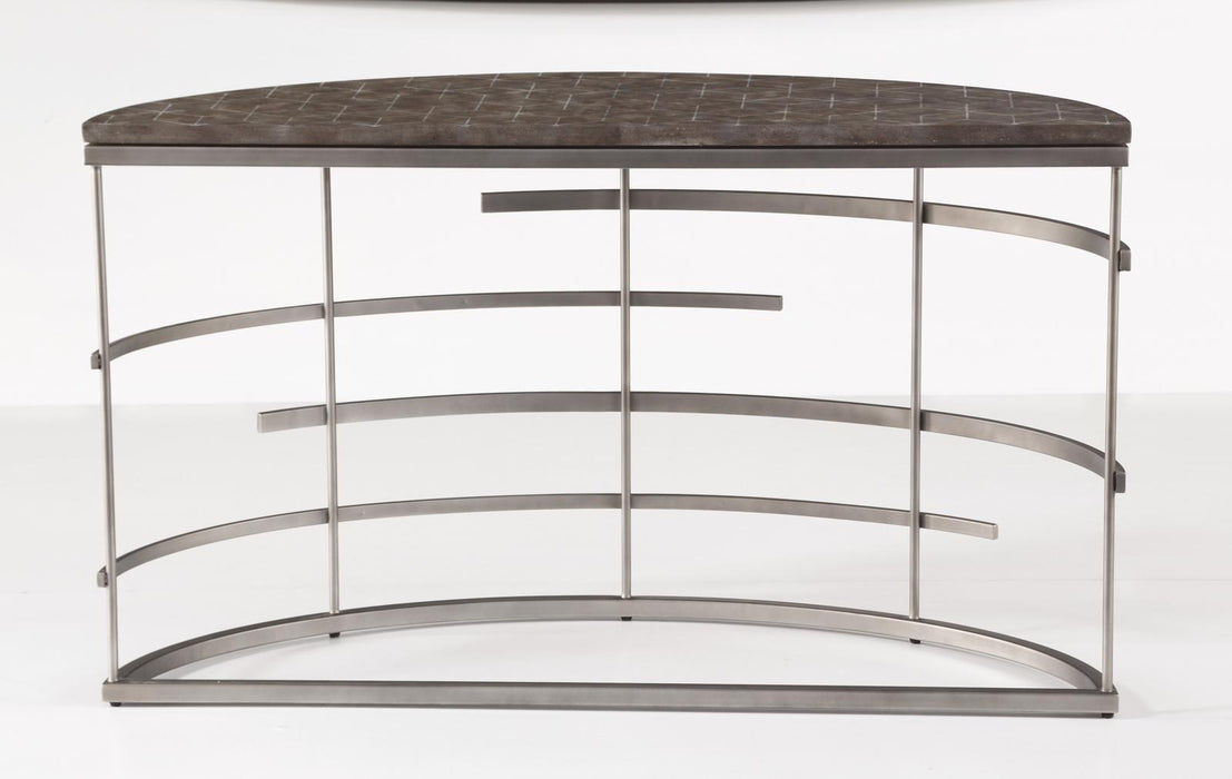 Flexsteel Halo Sofa Table in Silver