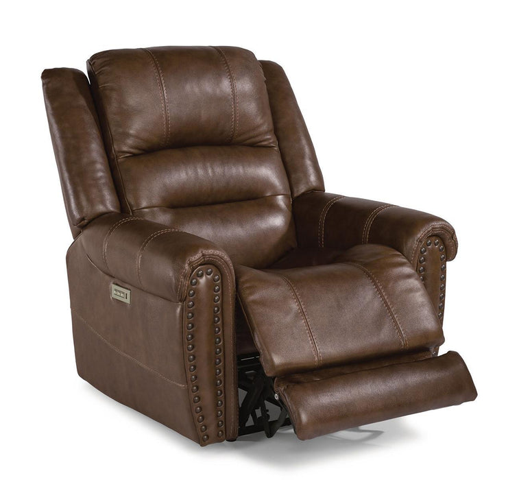 Flexsteel Oscar Power Lift Recliner with Power Headrest and Lumbar