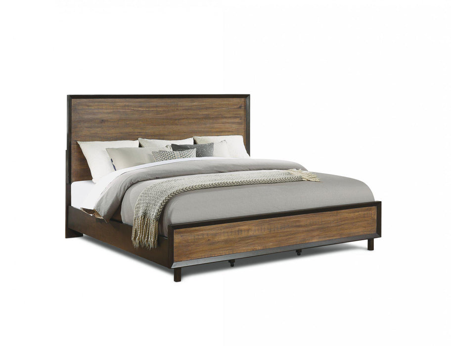 Flexsteel Wynwood Alpine Full Panel Bed in Two-Tone