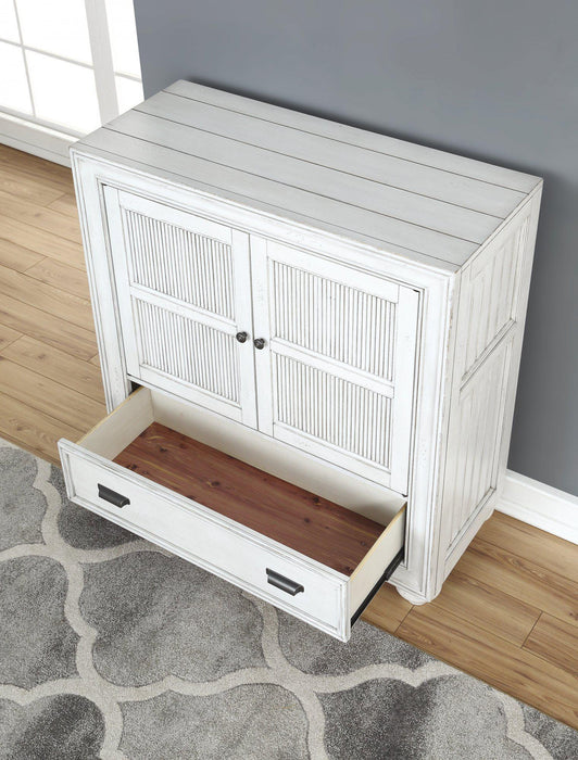 Flexsteel Wynwood Harmony Media Chest in White Wood