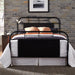 Vintage Series Queen Metal Bed - Black image