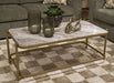Manor Stone Coffee Table - Smokey Mountain Furniture (NC)