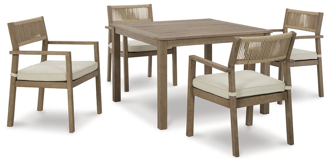 Aria Plains 5-Piece Outdoor Dining Package