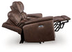 Bleckley Power Reclining Loveseat with Console - Smokey Mountain Furniture (NC)