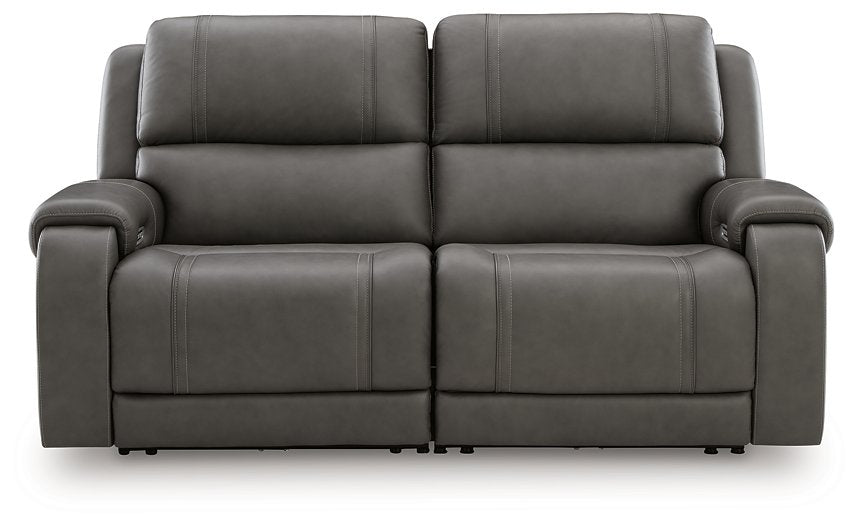 5Z - Pittson Power Reclining Sectional Loveseat - Smokey Mountain Furniture (NC)