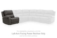 5Z - Pittson Power Reclining Sectional Loveseat with Console - Smokey Mountain Furniture (NC)