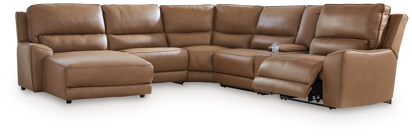 DeepWakes Power Reclining Sectional with Chaise - Smokey Mountain Furniture (NC)