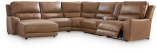 DeepWakes Power Reclining Sectional with Chaise - Smokey Mountain Furniture (NC)