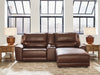 DeepWakes Power Reclining Sectional with Chaise - Smokey Mountain Furniture (NC)