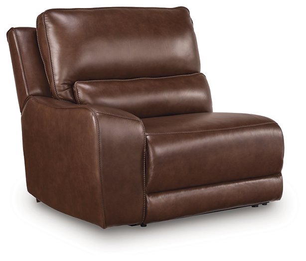 DeepWakes Power Reclining Sectional with Chaise - Smokey Mountain Furniture (NC)