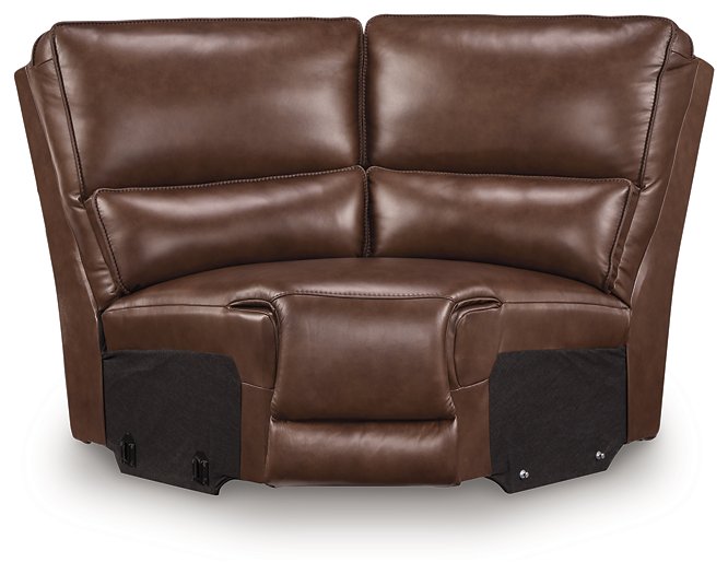 DeepWakes Power Reclining Sectional with Chaise - Smokey Mountain Furniture (NC)
