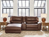 DeepWakes Power Reclining Sectional with Chaise - Smokey Mountain Furniture (NC)