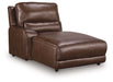 DeepWakes Power Reclining Sectional with Chaise - Smokey Mountain Furniture (NC)
