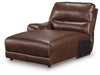 DeepWakes Power Reclining Sectional with Chaise - Smokey Mountain Furniture (NC)