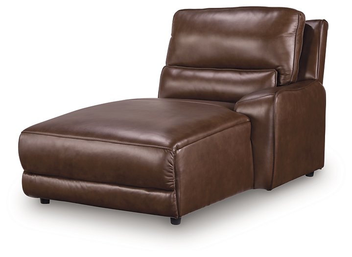 DeepWakes Power Reclining Sectional with Chaise - Smokey Mountain Furniture (NC)