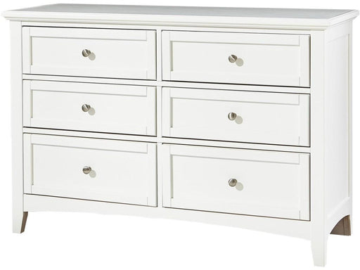 Vaughan-Bassett Bonanza Double Dresser in White image