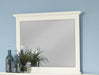 Vaughan-Basset Bonanza Landscape Mirror in White image